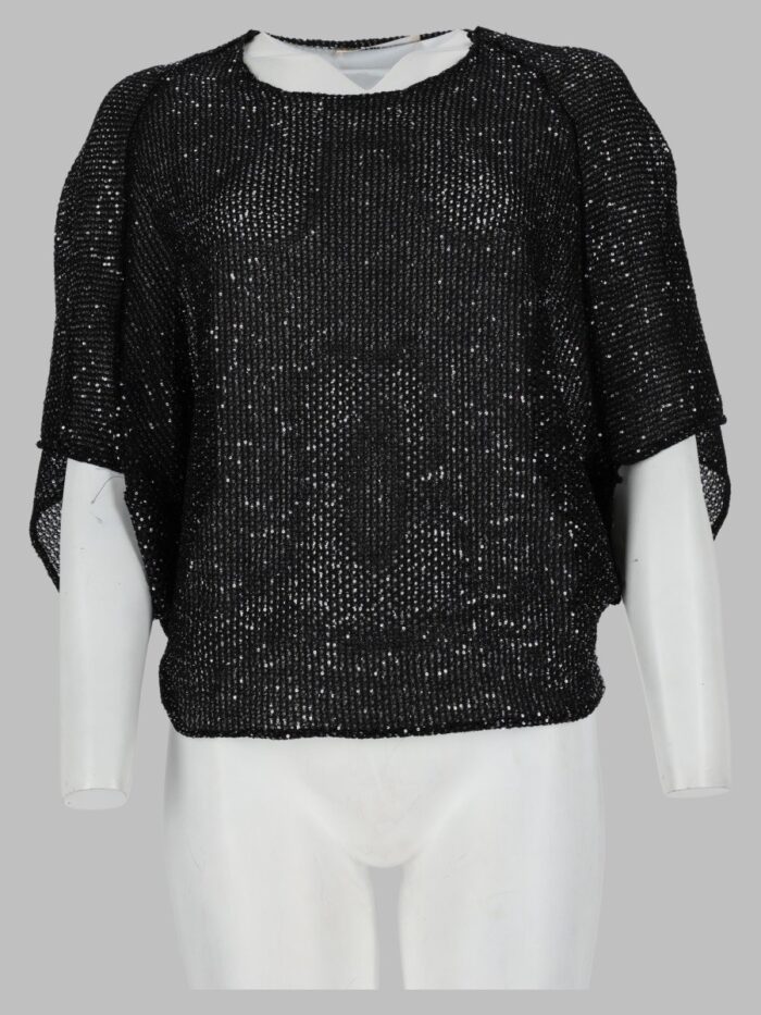 circus hotel blusa con paillettes CIRCUS HOTEL Blusa Con Paillettes