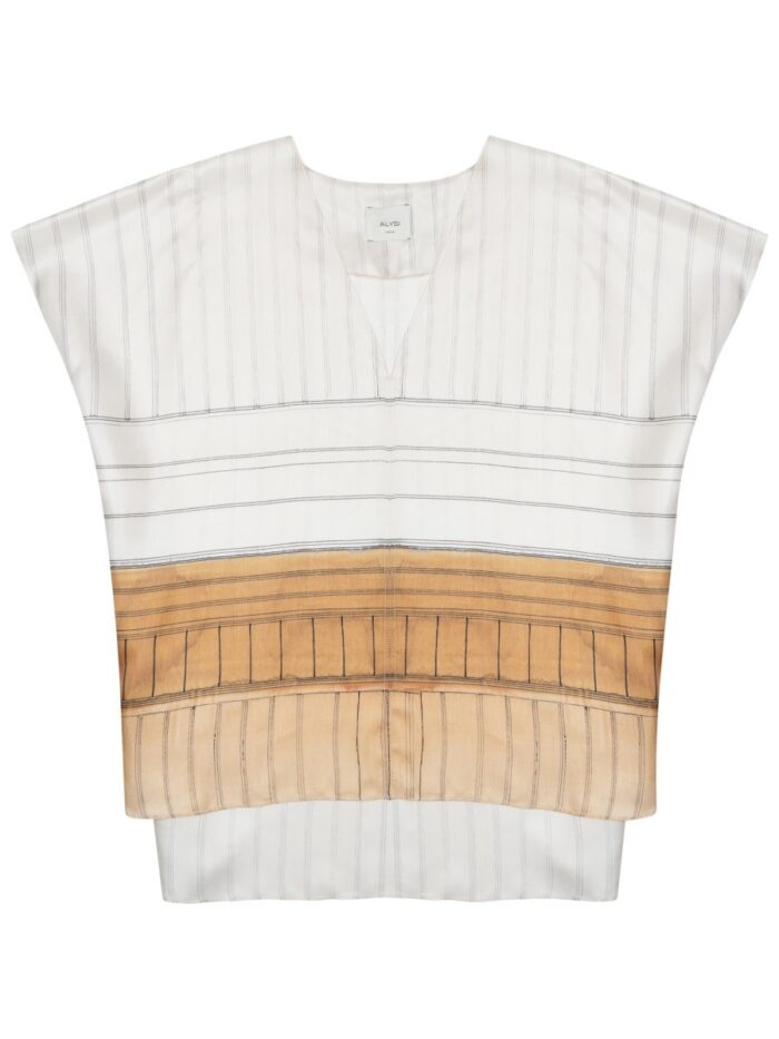 alysi blusa con scollo a v ALYSI BLUSA CON SCOLLO A V