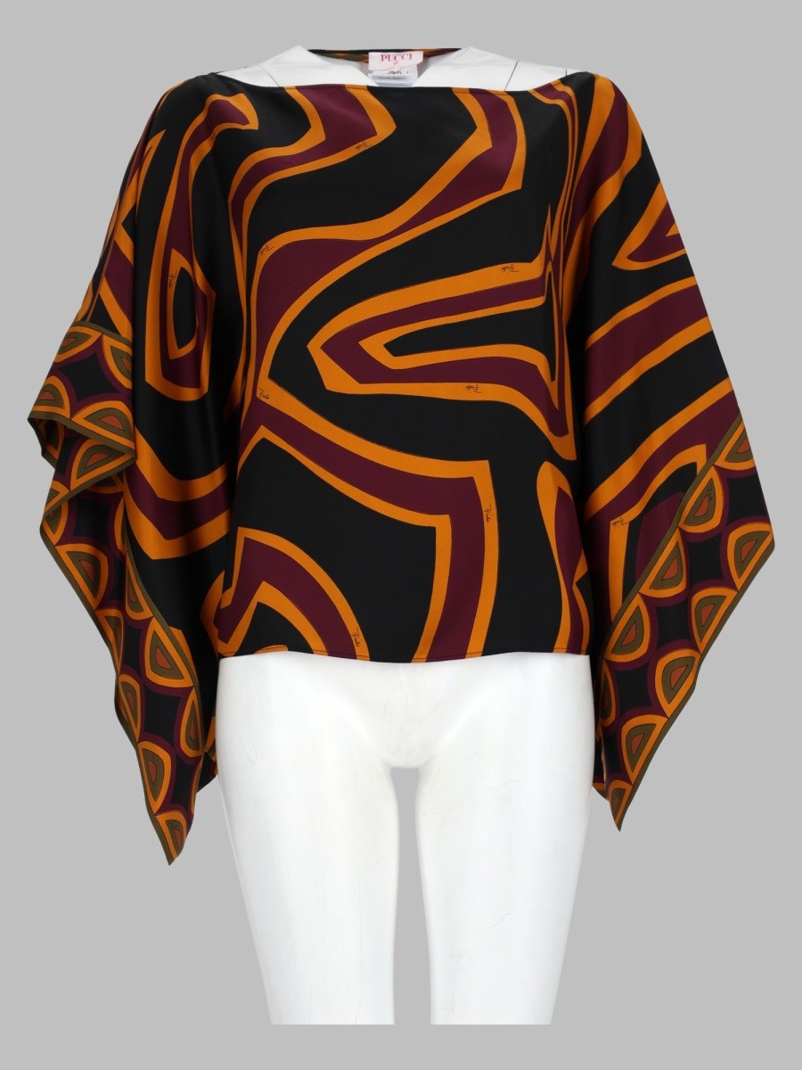 PUCCI Blusa Con Stampa "Labirinto"
