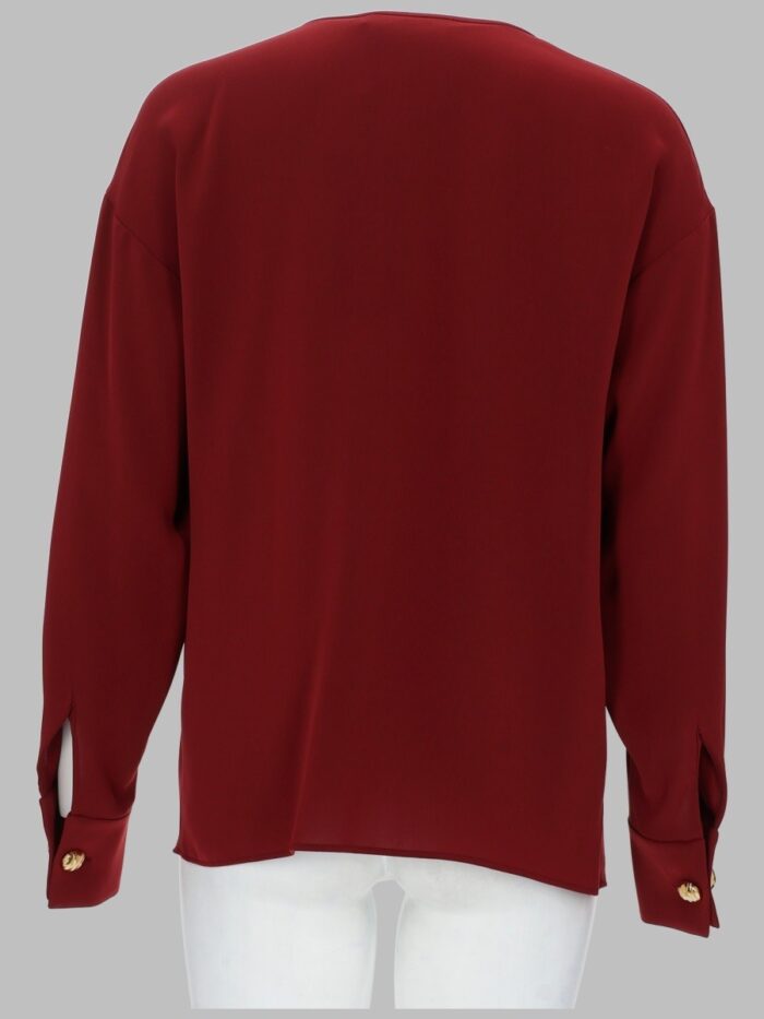 MAX MARA STUDIO BLUSA IN CADY TECNICO LEGGERO