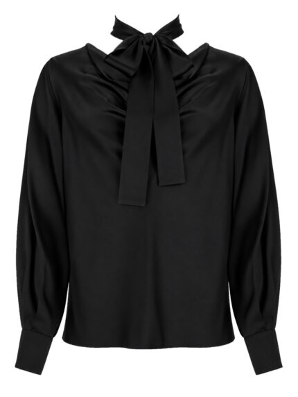 Max Mara Blusa In Raso Di Seta