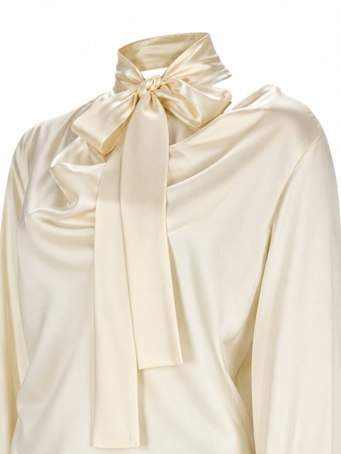 Max Mara Blusa In Raso Di Seta