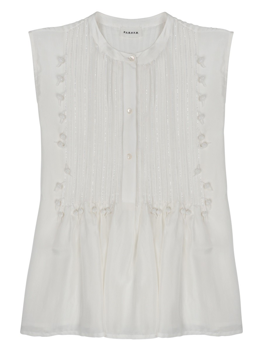 P.A.R.O.S.H. BLUSA IN SETA