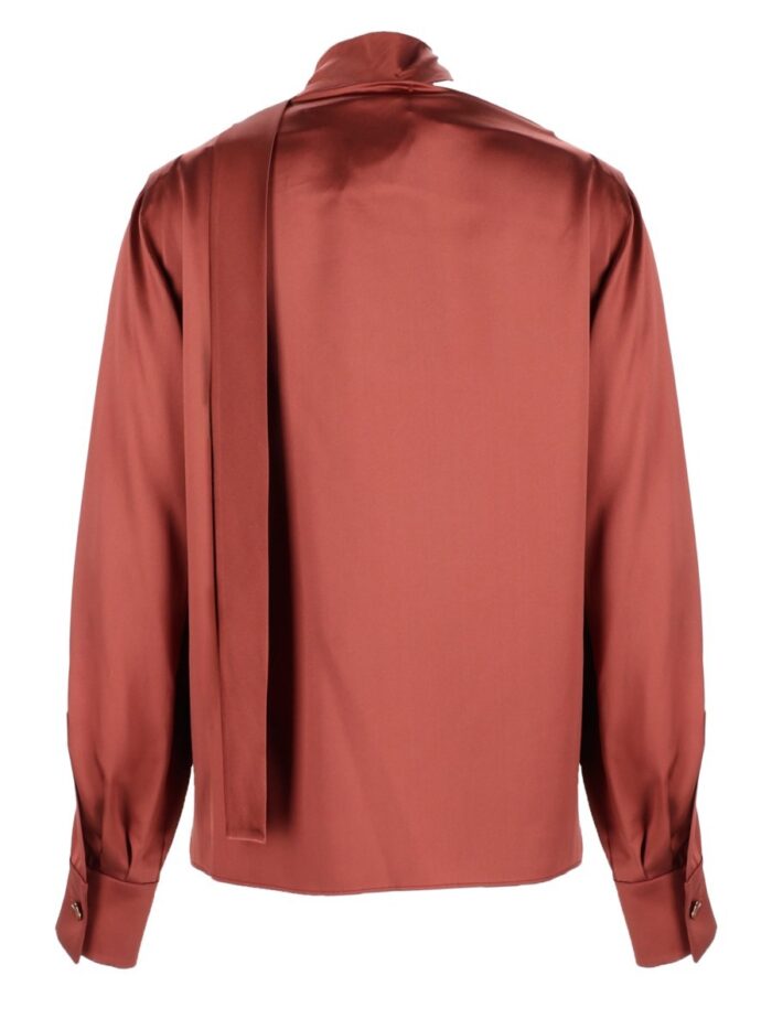 Max Mara Blusa In Seta Con Fiocco