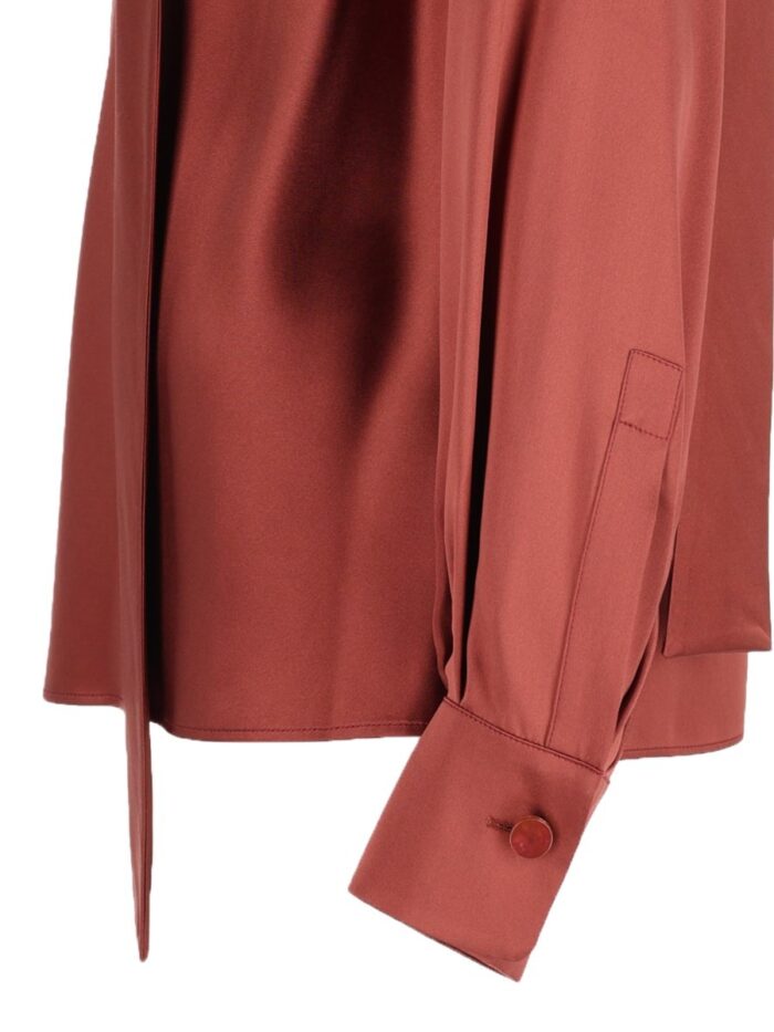 Max Mara Blusa In Seta Con Fiocco