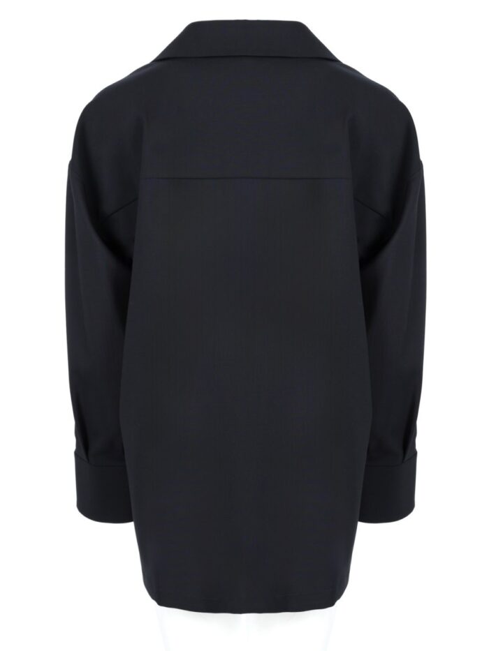 S MAX MARA Blusa In Tela Di Pura Lana