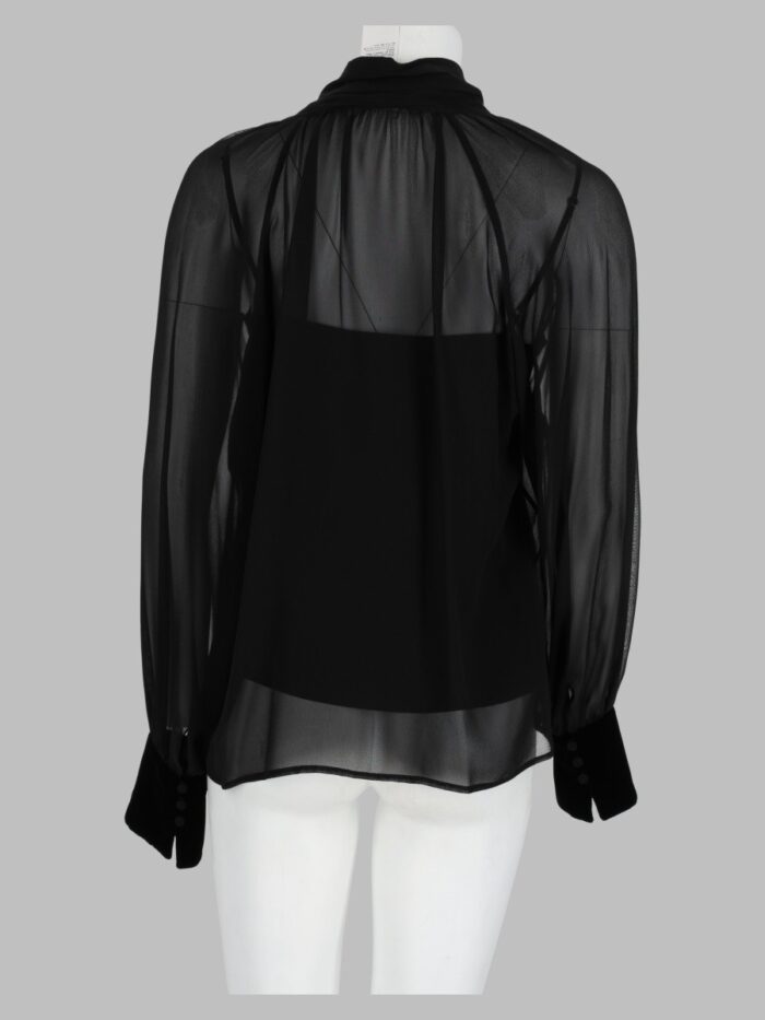 MAX MARA STUDIO Blusa "Zattera" In Georgette Di Seta