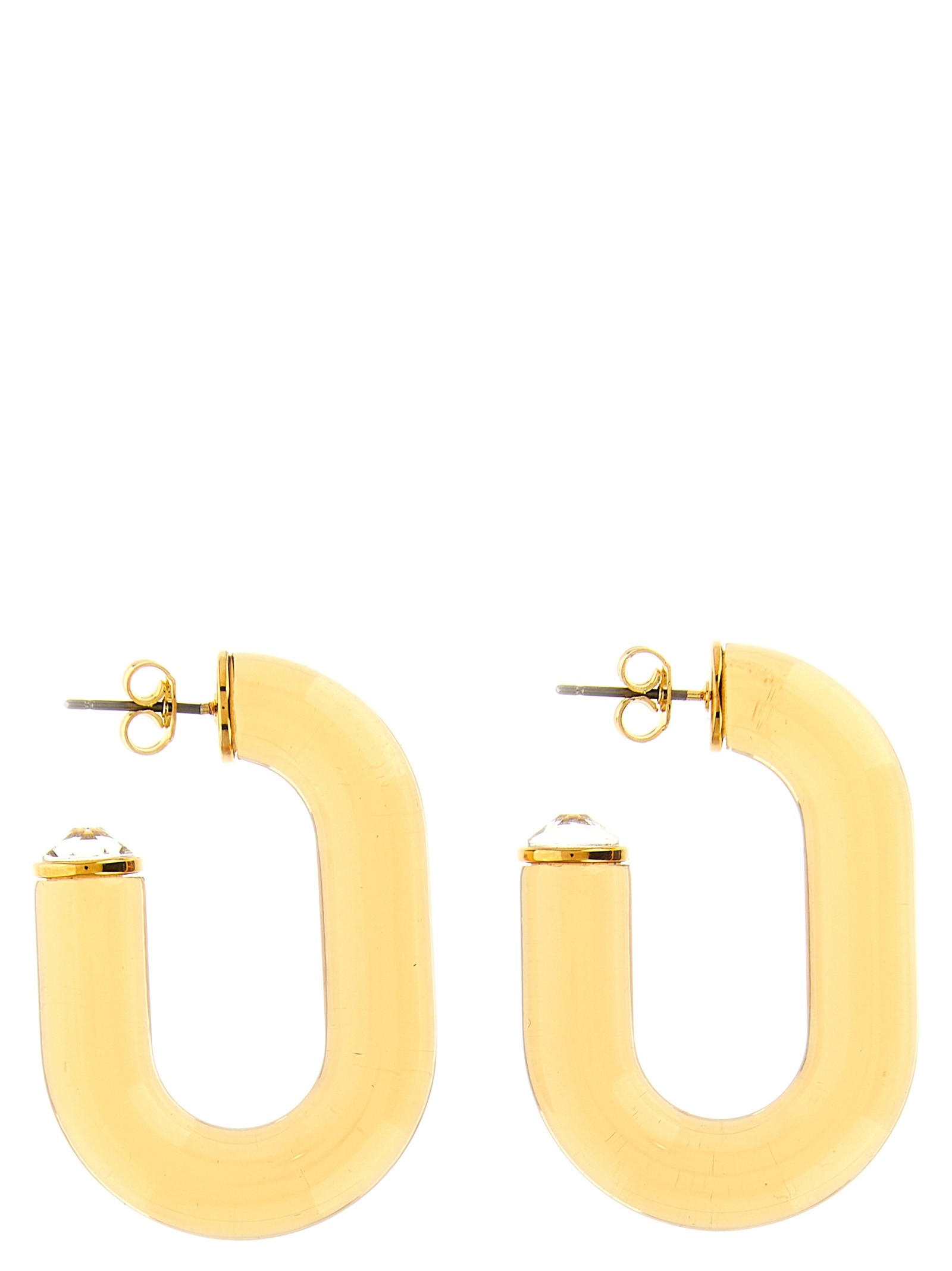 Paco Rabanne 'Bo Resine' Earrings With Crystal Detail
