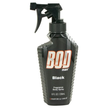 Bod Man Black By Parfums De Coeur - Body Spray 8 Oz