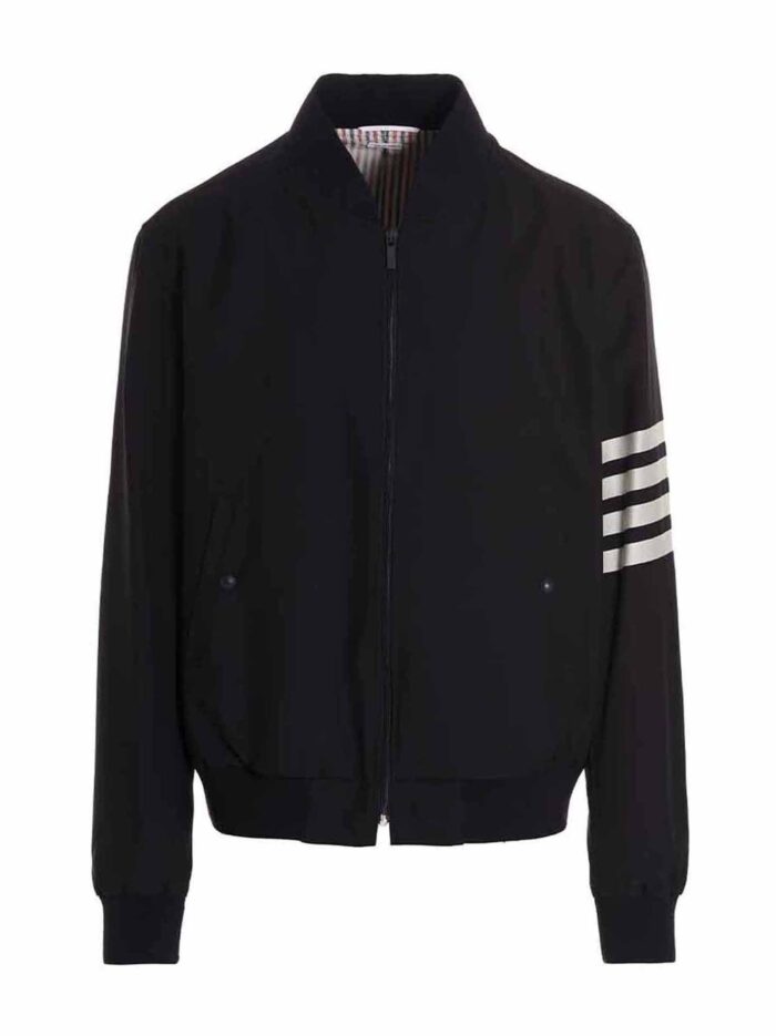 thom browne bomber '4 bar' THOM BROWNE Bomber '4 Bar'