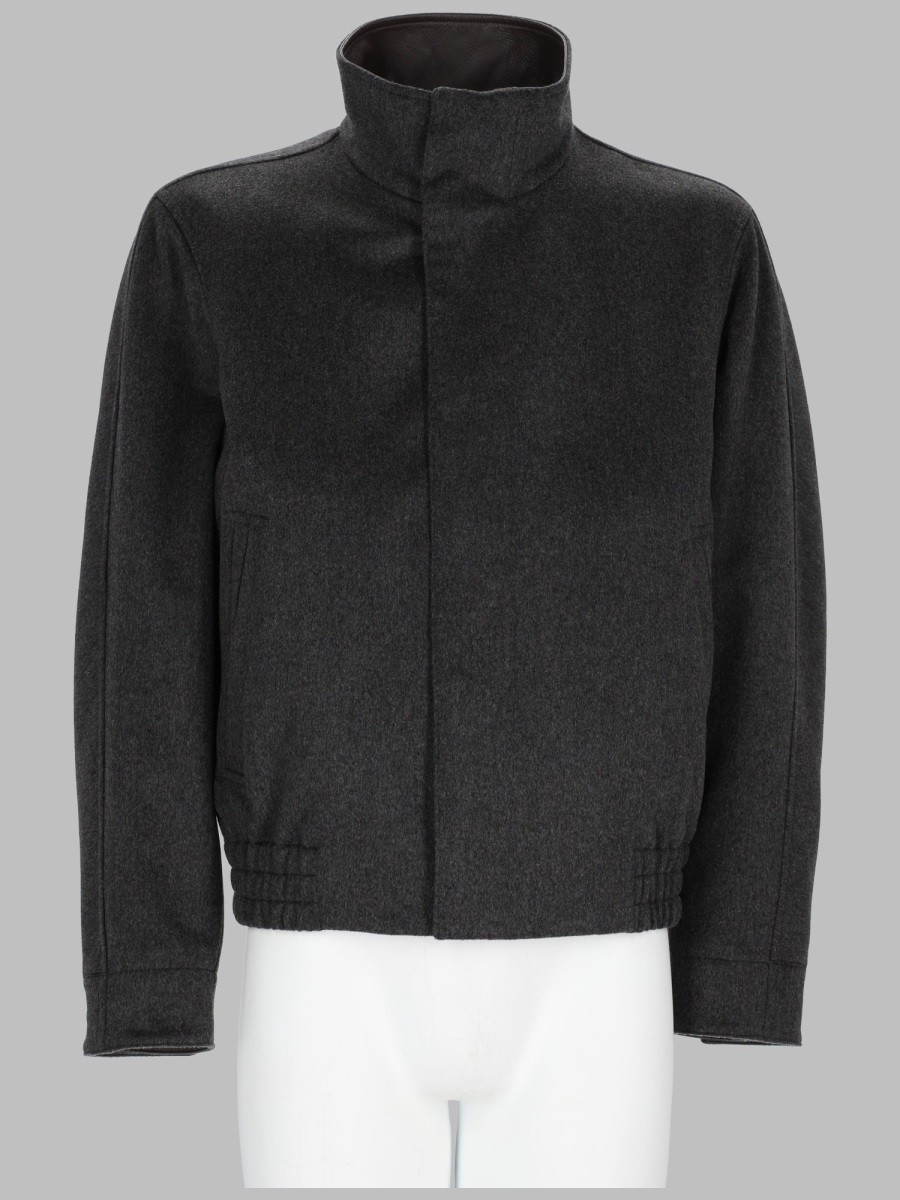 Lardini BOMBER IN LANA A COLLO ALTO