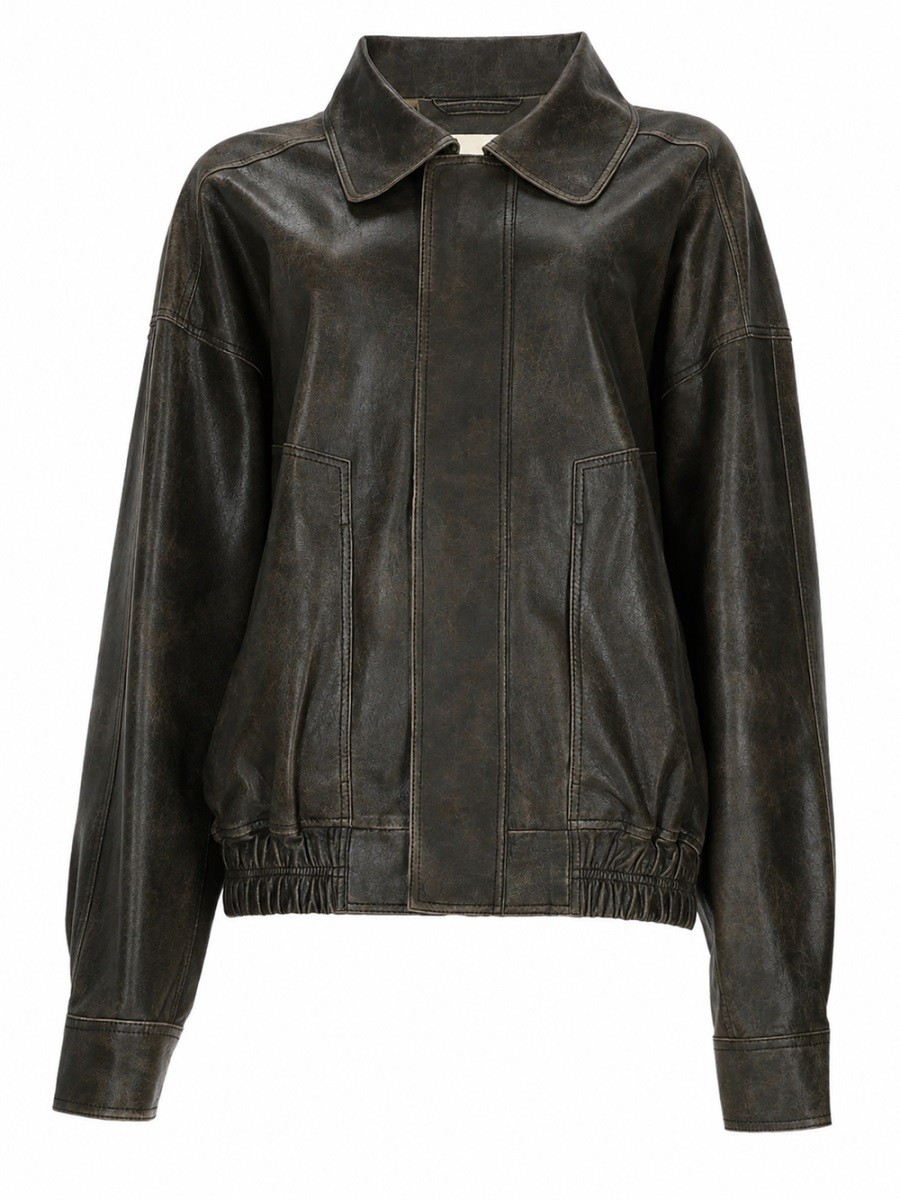 ALYSI BOMBER IN PELLE