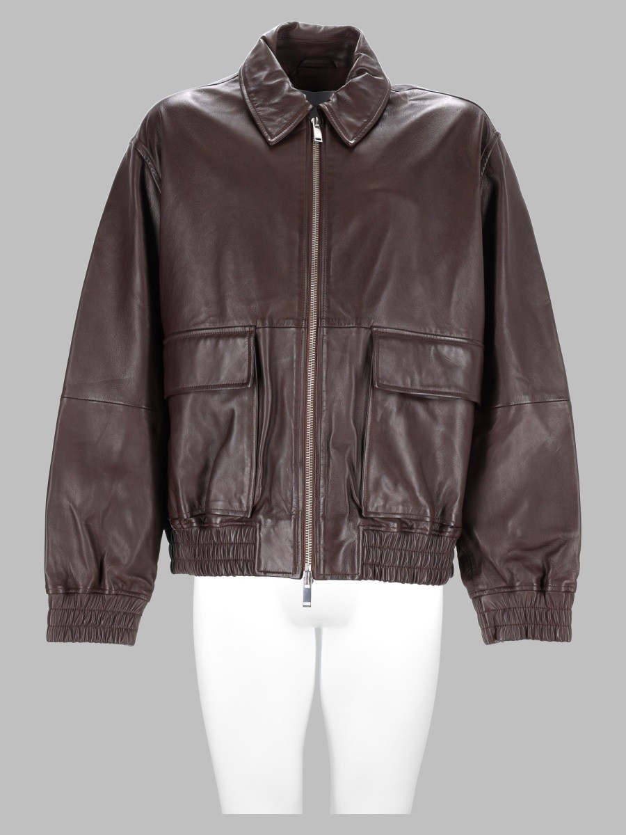 STUDIO NICHOLSON Bomber In Pelle