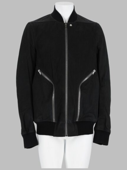 RICK OWENS BOMBER IN PELLE "HEIZER FLIGHT"