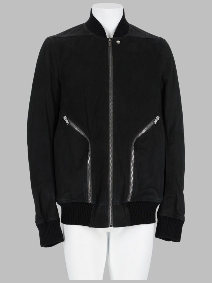 RICK OWENS BOMBER IN PELLE "HEIZER FLIGHT"