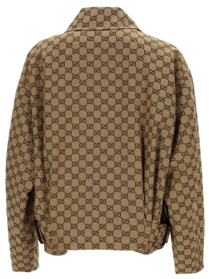 Gucci BOMBER JACKET WITH "GG" TEXTURE
