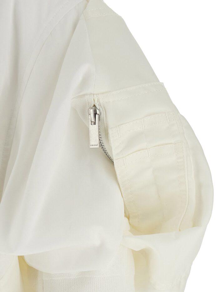 SACAI Bomber Sleeve Shirt