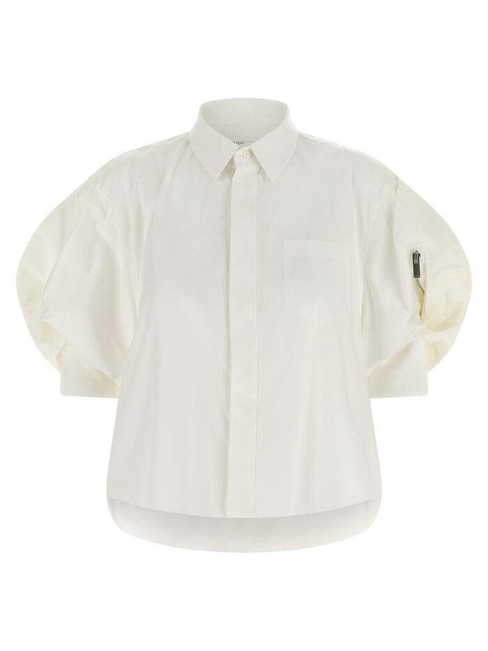 sacai bomber sleeve shirt SACAI Bomber Sleeve Shirt