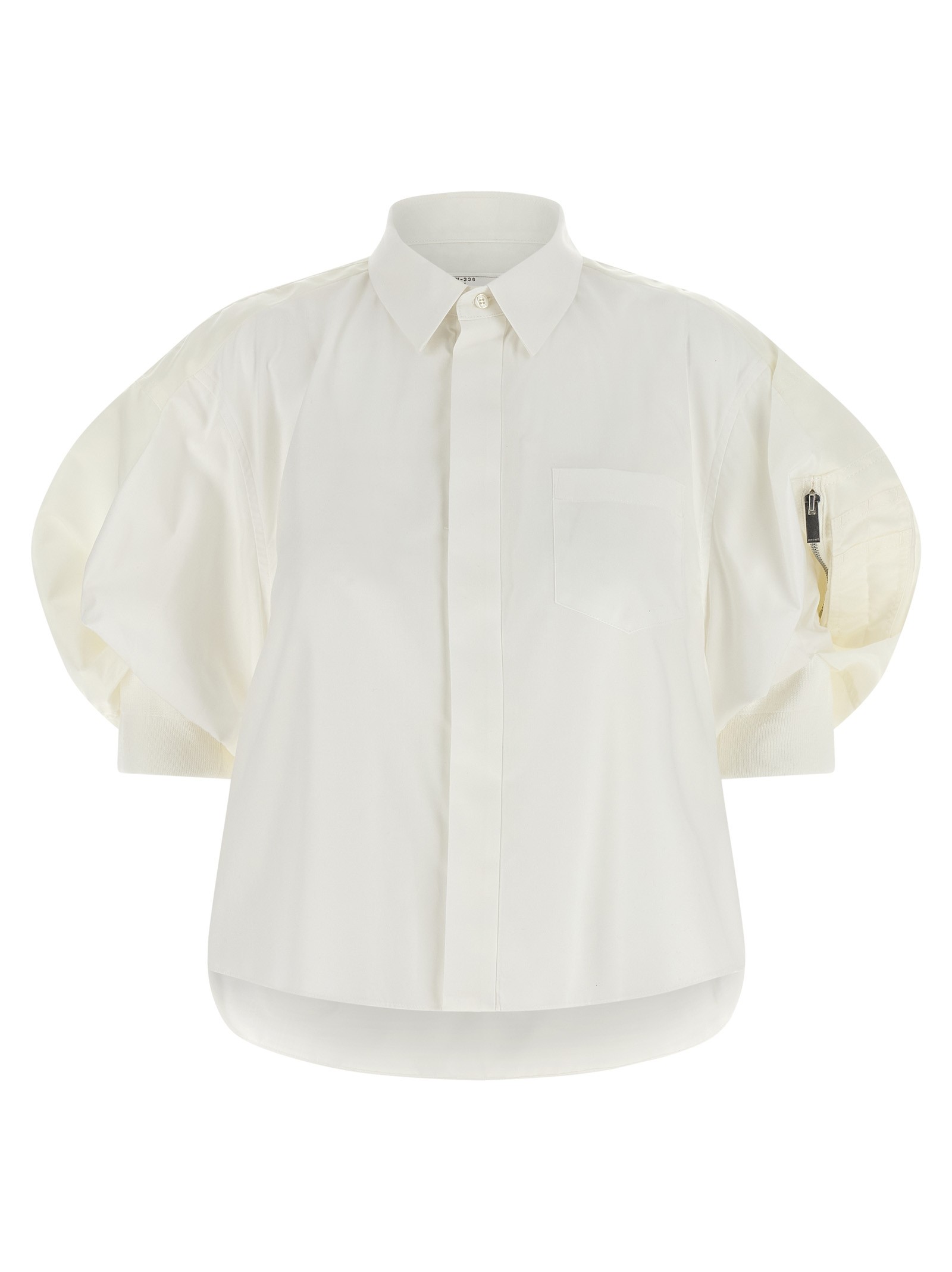 SACAI Bomber Sleeve Shirt