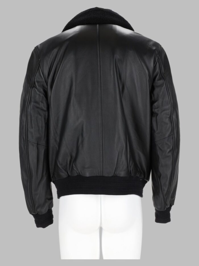 MOOSE KNUCKLES Bomber "Toba" In Pelle