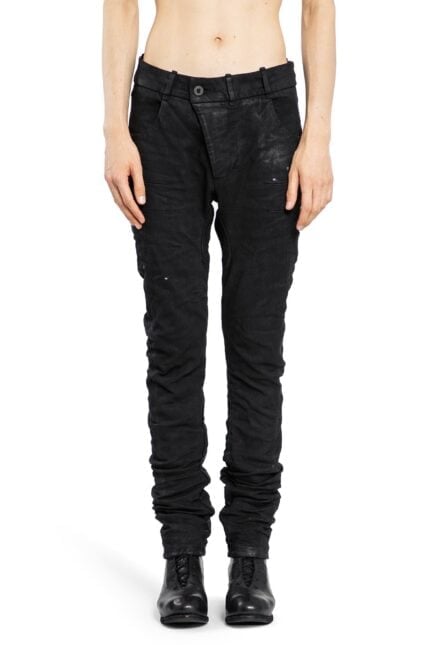 BORIS BIDJAN SABERI Coated Denim Skinny Jeans