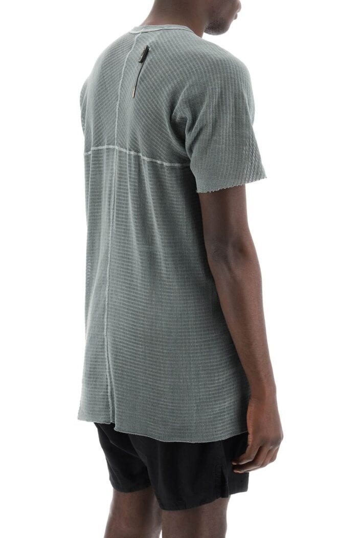 BORIS BIDJAN SABERI Cotton Perforated T-shirt