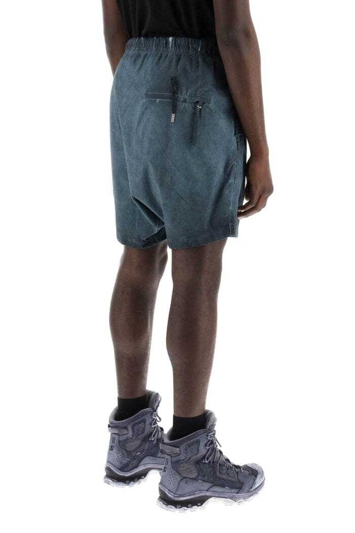 Boris Bidjan Saberi Linen And Cotton Baggy Bermuda Shorts