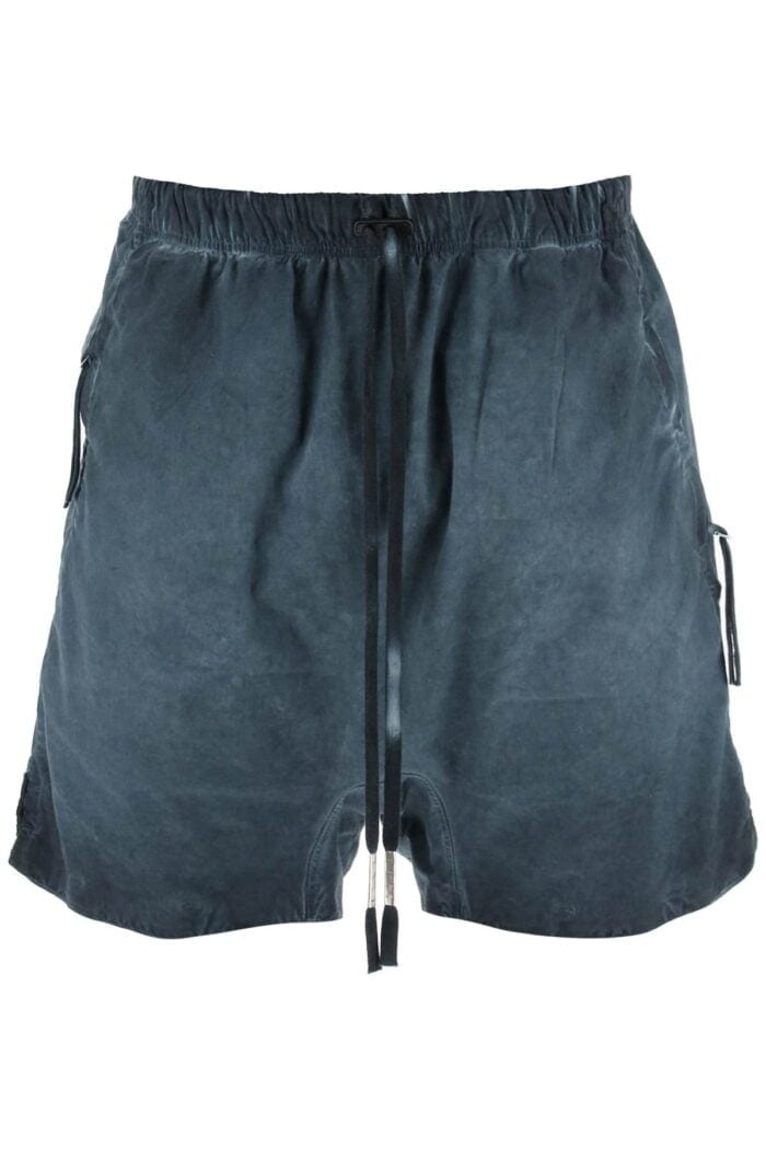 Boris Bidjan Saberi Linen And Cotton Baggy Bermuda Shorts