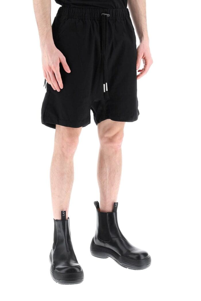 Boris Bidjan Saberi Linen Cotton Baggy Shorts