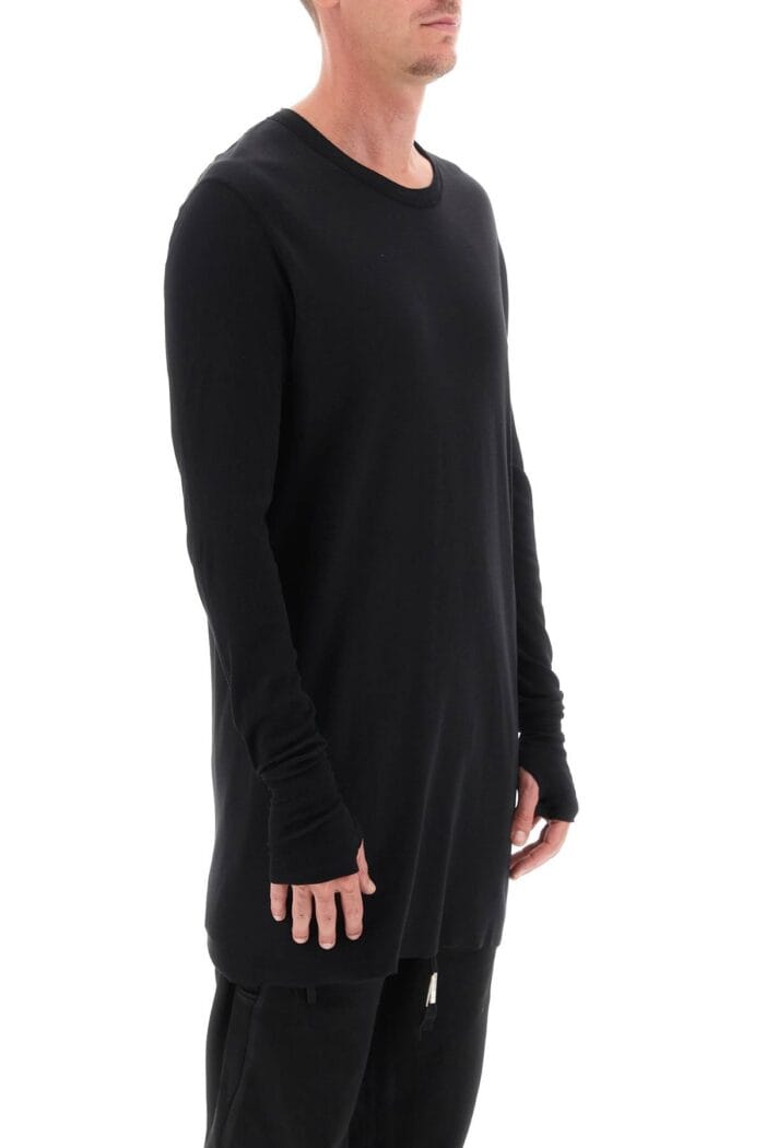 Boris Bidjan Saberi Long Sleeve Cotton Rib T-shirt