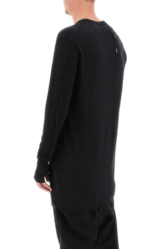 Boris Bidjan Saberi Long Sleeve Cotton Rib T-shirt