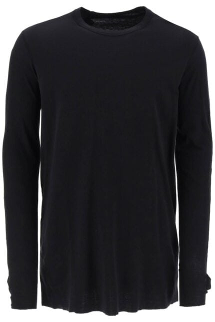 Boris Bidjan Saberi Long Sleeve Cotton Rib T-shirt