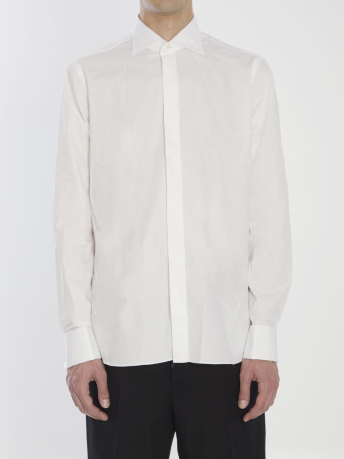 Borriello Marechiaro shirt witth cuffs for cufflinks