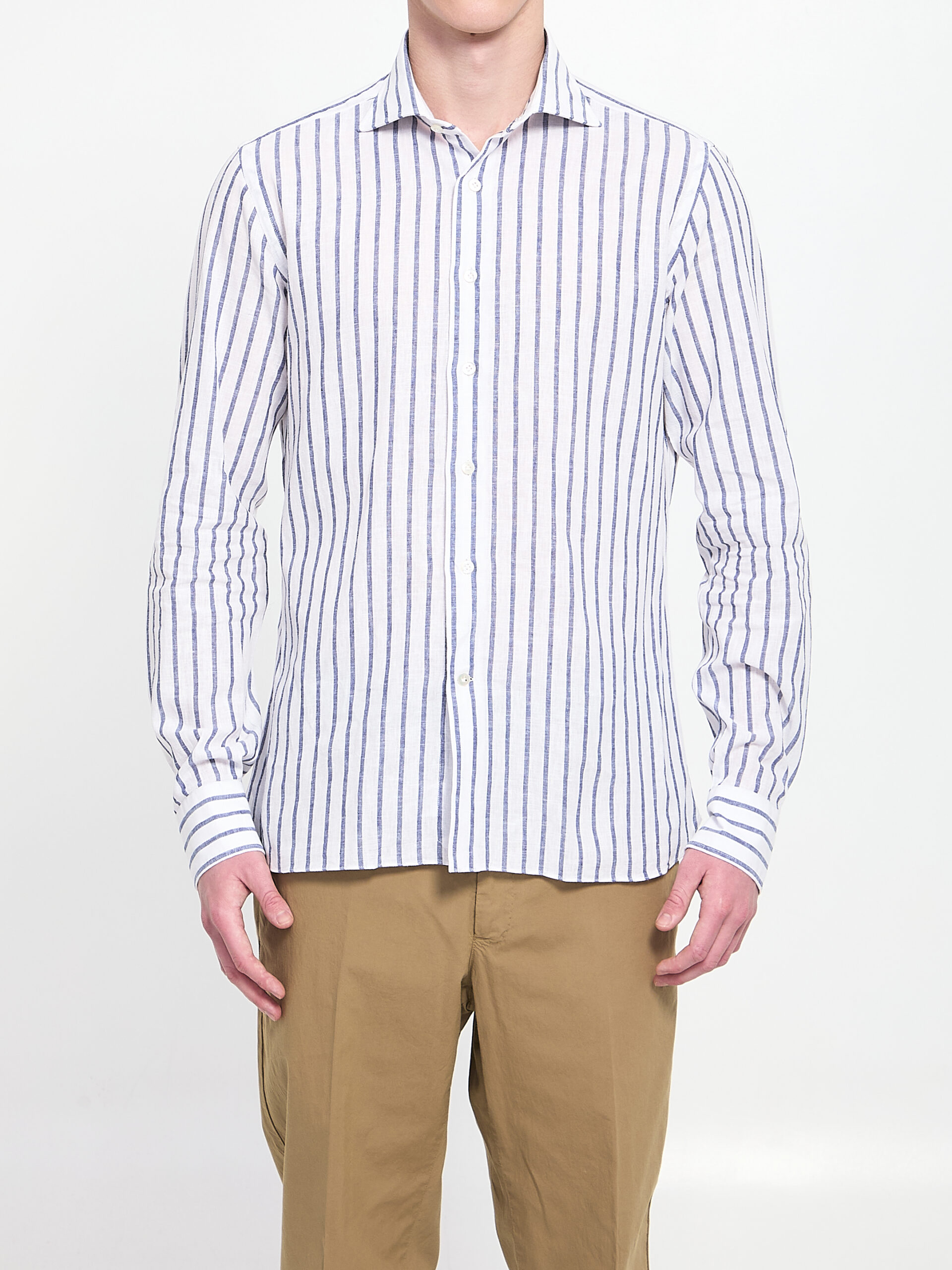 Borriello Striped Marechiaro shirt in cotton