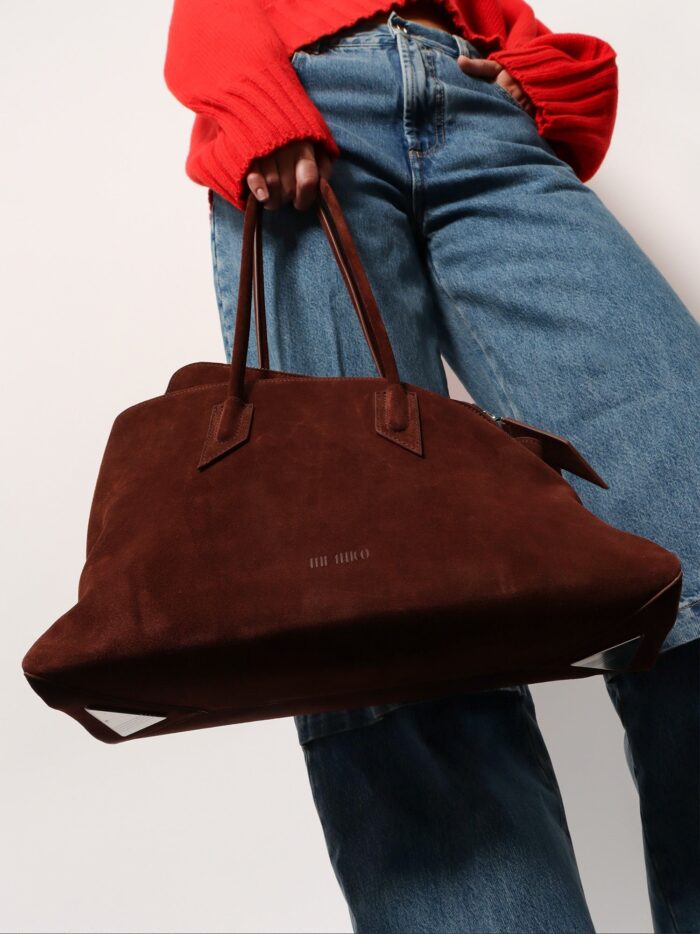 The Attico Borsa A Spalla La Passeggiata In Suede