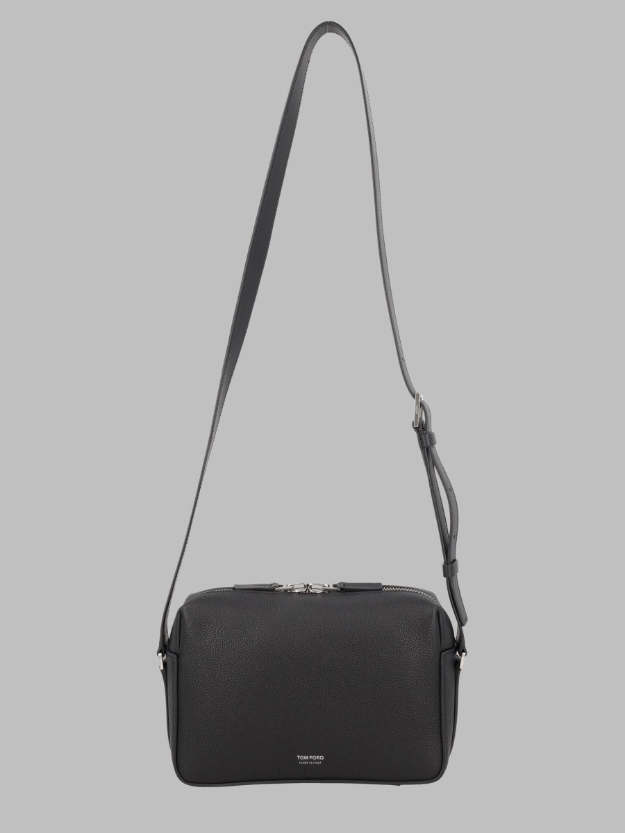 TOM FORD BORSA A TRACOLLA IN PELLE MARTELLATA