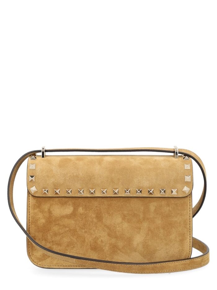 Valentino Garavani BORSA A TRACOLLA "ROCKSTUD SMALL" IN SUEDE