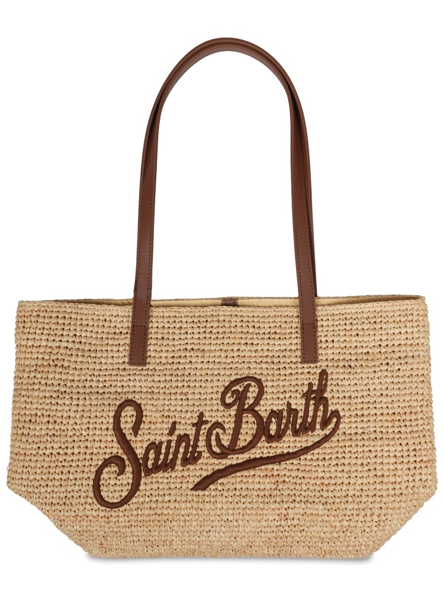 MC2 SAINT BARTH BORSA "CITY" MEDIUM IN RAFIA