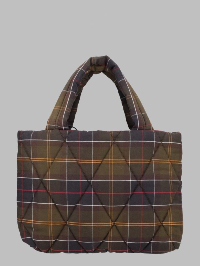 BARBOUR X A.P.C. Borsa Con Motivo Tartan