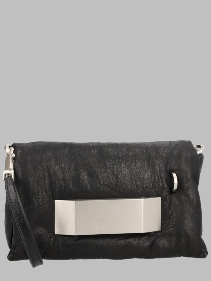 RICK OWENS BORSA IN PELLE PILLOW GRIFFIN