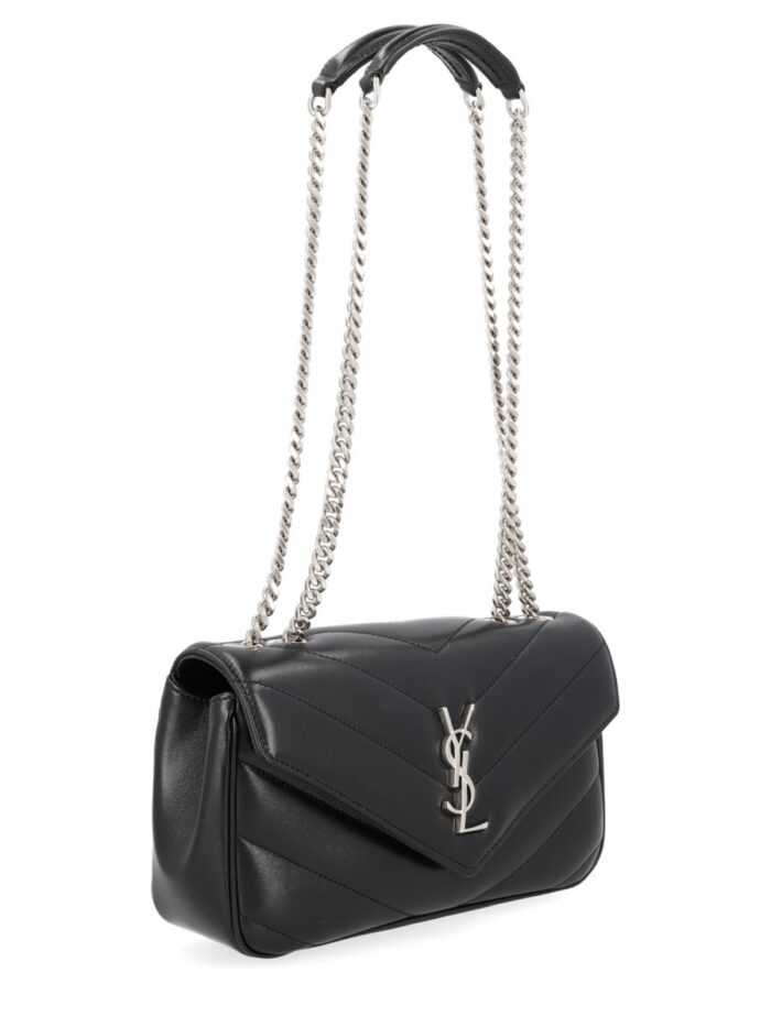 Saint Laurent Borsa "Loulou" Small In Pelle Trapuntata