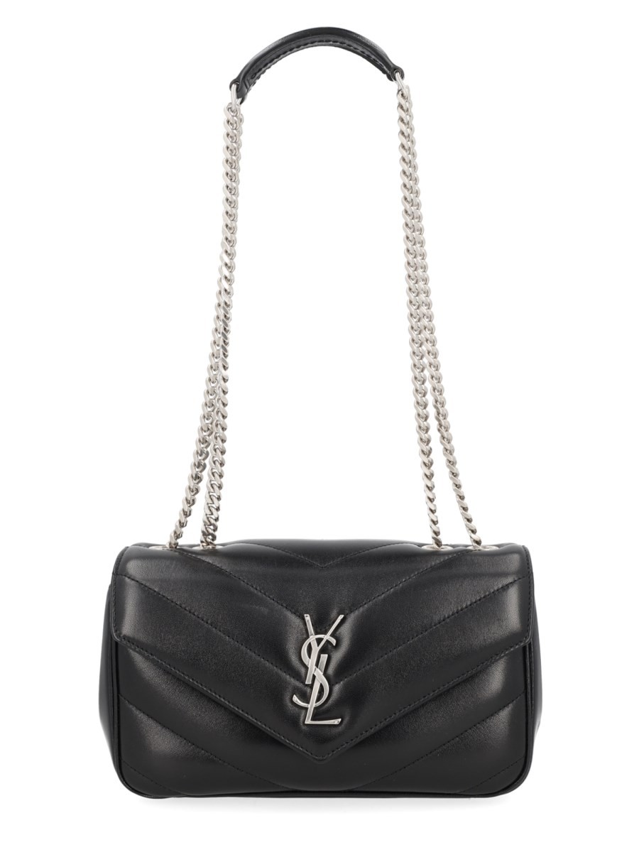 Saint Laurent Borsa "Loulou" Small In Pelle Trapuntata