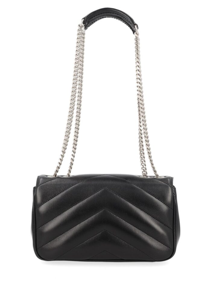 Saint Laurent Borsa "Loulou" Small In Pelle Trapuntata