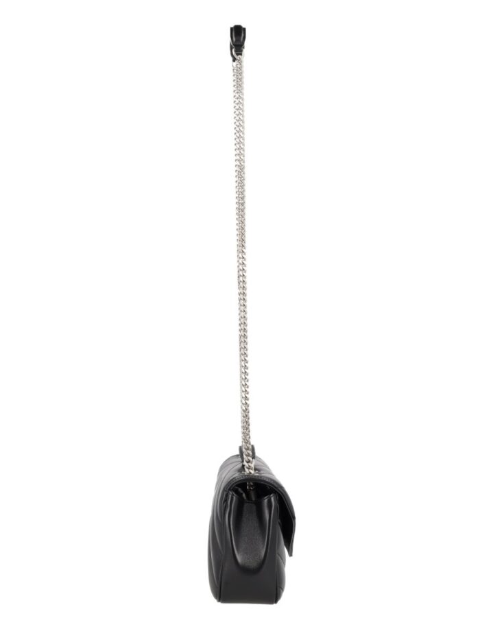 Saint Laurent Borsa "Loulou" Small In Pelle Trapuntata