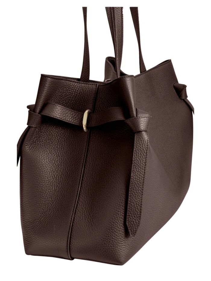 YUZEFI BORSA TOTE "GYOZA" IN PELLE