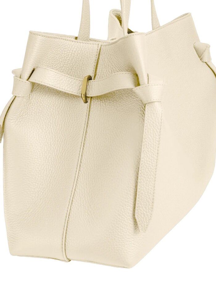 YUZEFI BORSA TOTE "GYOZA" IN PELLE