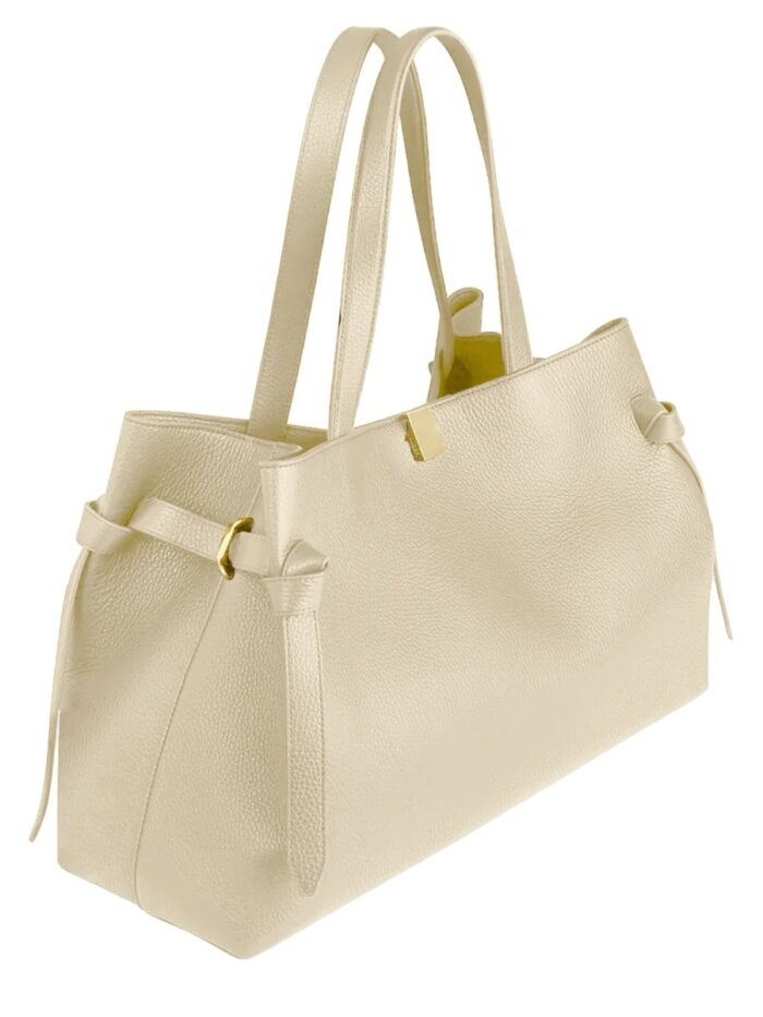 YUZEFI BORSA TOTE "GYOZA" IN PELLE