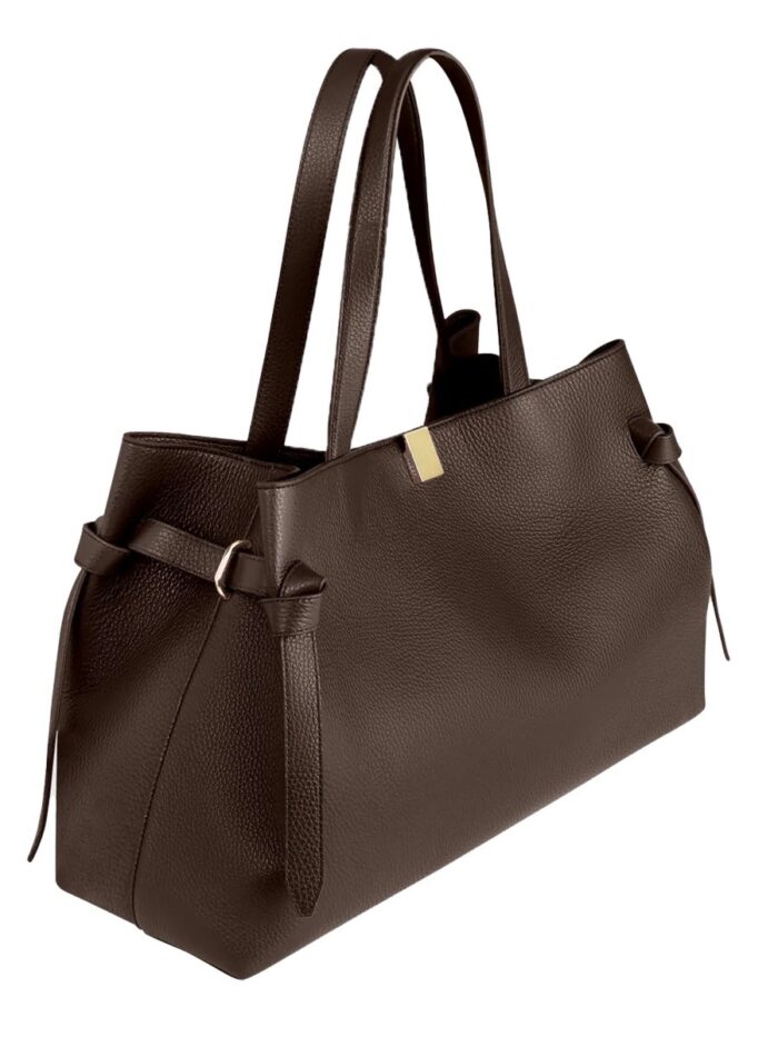 YUZEFI BORSA TOTE "GYOZA" IN PELLE