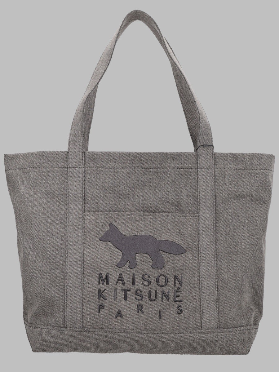 Maison Kitsune Borsa Tote "Profile Fox" Large