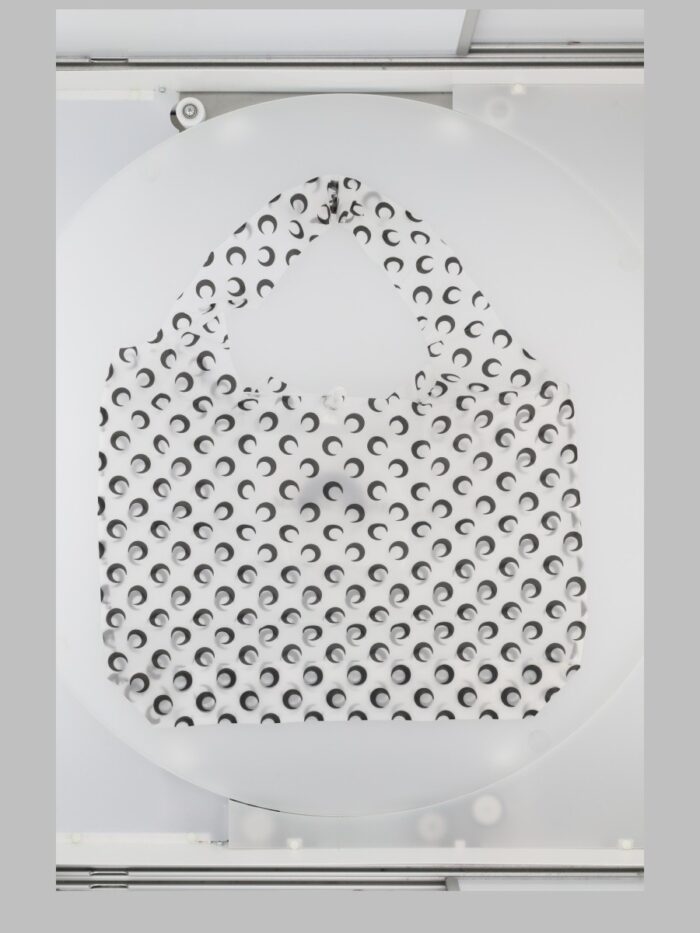 marine serre borsa tote "see through moon" MARINE SERRE Borsa Tote "See-Through Moon"